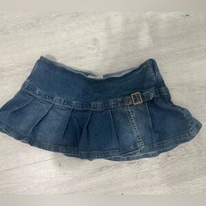 Urban Outfitters Dark Blue Denim Mini Skirt